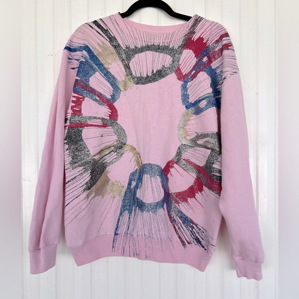 Vintage 1990s Puff Paint Sweatshirt